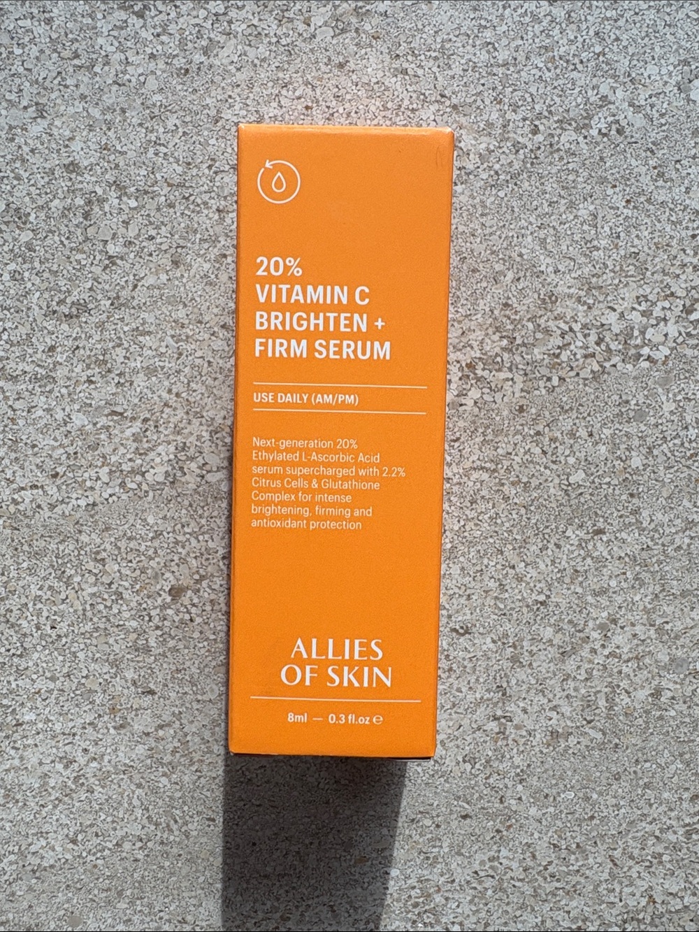 Allies of Skin Brighten + Firm Serum - Vibrant Orange - NWT; 0.3 fl oz.